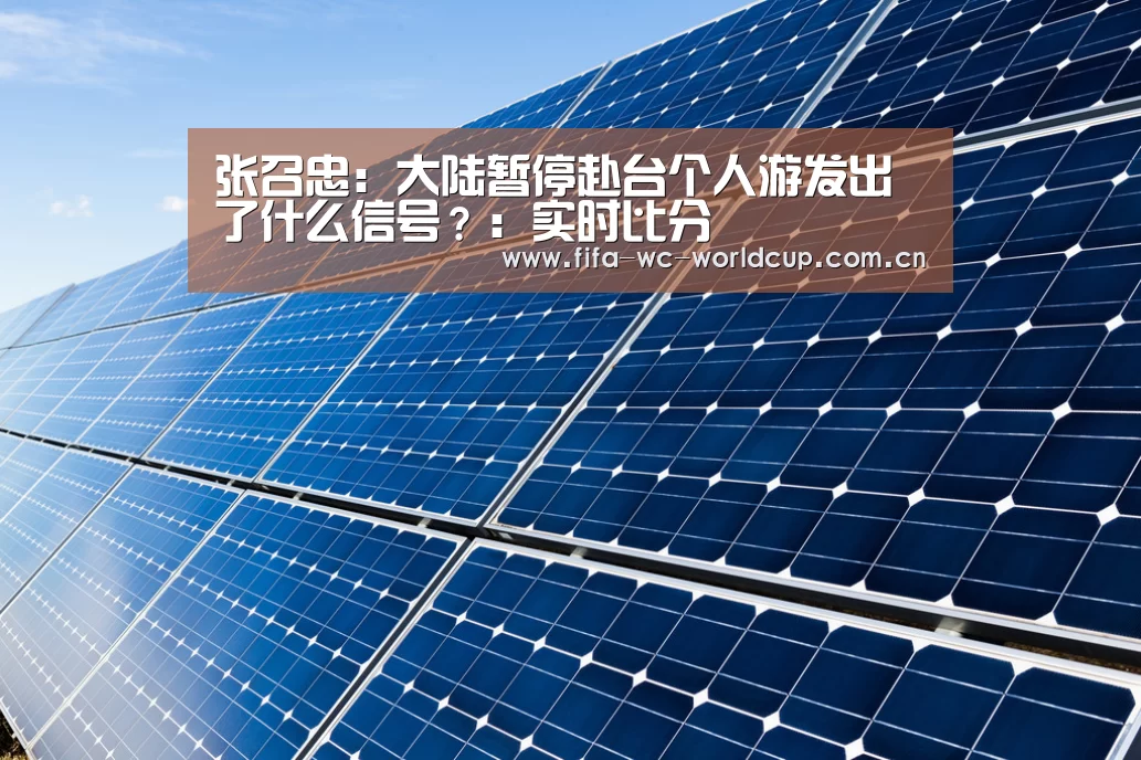 张召忠:大陆暂停赴台个人游发出了什么信号?:实时比分(图1) 世界杯直播